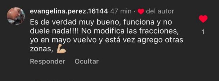 Comentario paciente HIFU 24D